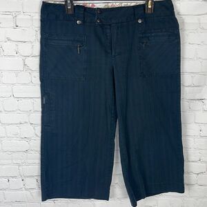 Verdina Cropped Pinstriped Pants